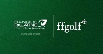 Visuel du partenariat Banque Palatine - FFGolf